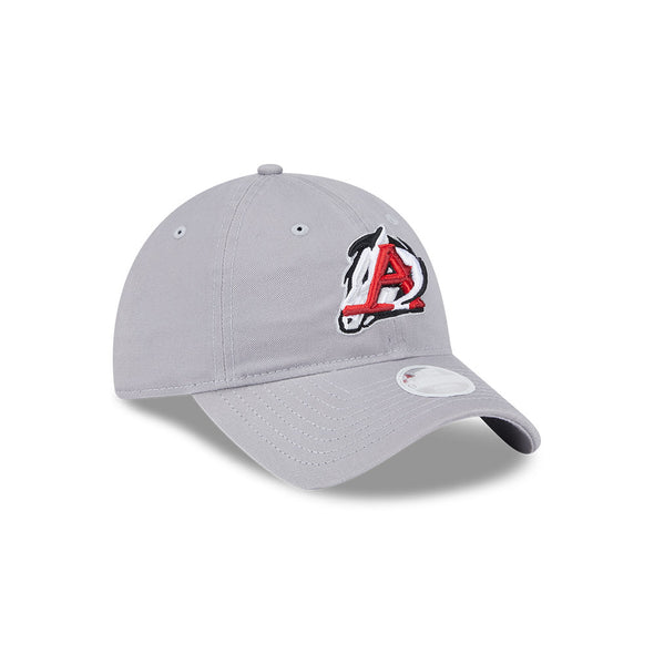 Arkansas Travelers New Era 9TWENTY Women's Evergreen Grey Cap