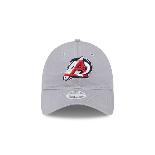 Arkansas Travelers New Era 9TWENTY Women's Evergreen Grey Cap