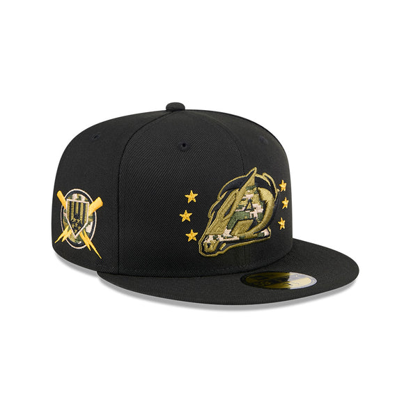 Arkansas Travelers New Era 59FIFTY Armed Forces Day Cap