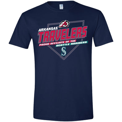 Arkansas Travelers Bimm Ridder Nutrients Navy Tee