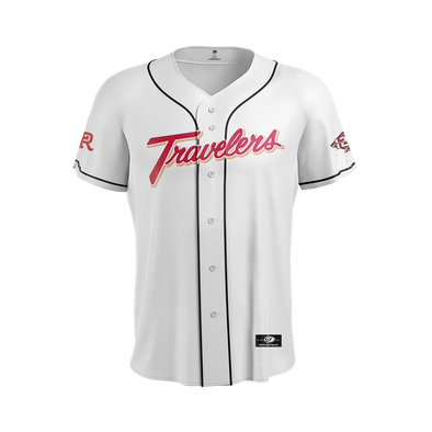 Arkansas Travelers OT Sports Adult Home White Replica Jersey