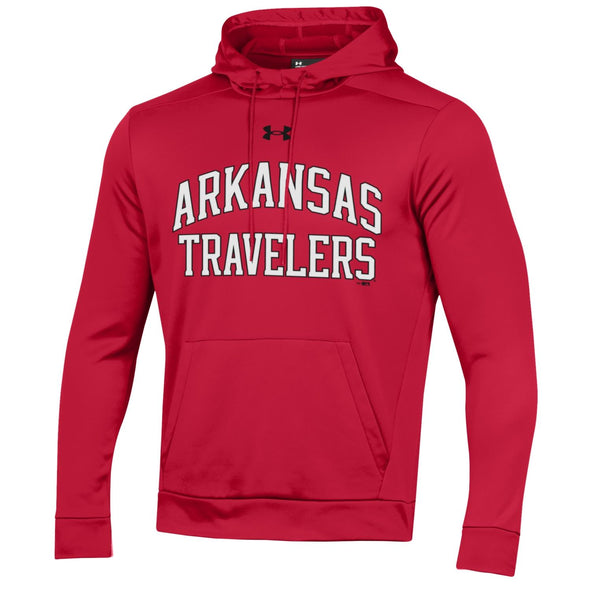 Arkansas Travelers Under Armour Fleece Red Hood
