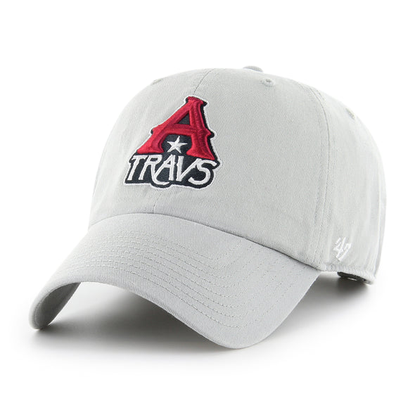 Arkansas Travelers '47 Gray Clean Up A Travs Adjustable Hat